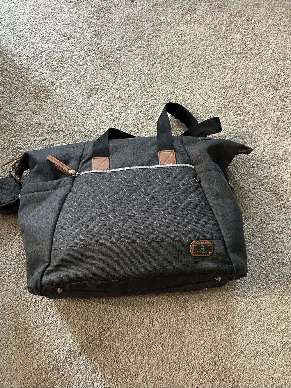 Dikaslon Gray Diaper Bag